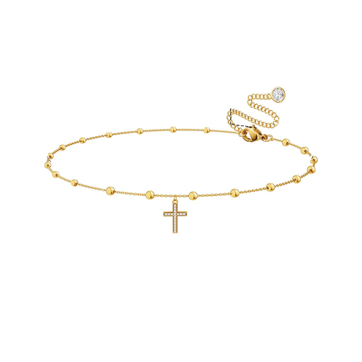 Gold Bow Charm Satellite Belly Chain – Dainty Waist Chain for Women
