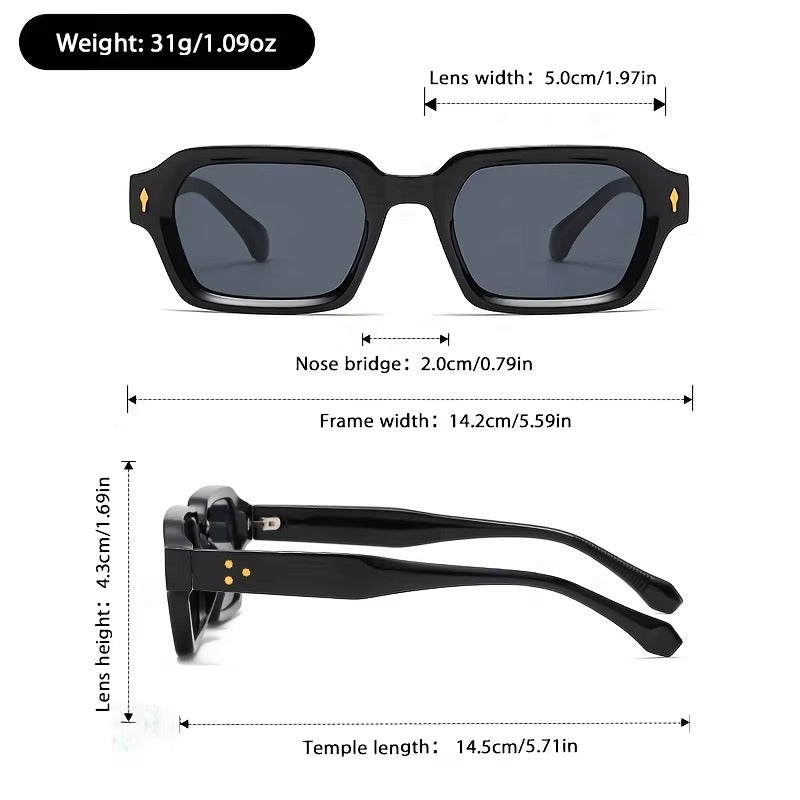 Green Tortoise Square Sunglasses – Gradient Lens Statement Eyewear