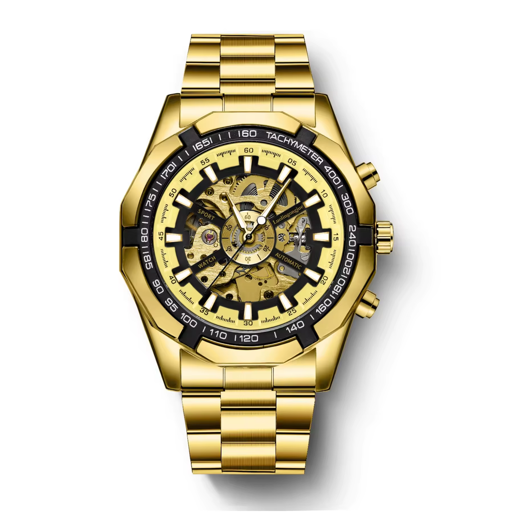 Skeleton Automatic Sport Watch