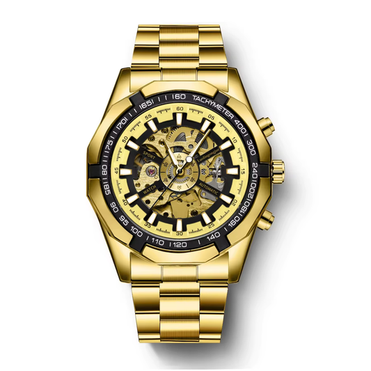 Skeleton Automatic Sport Watch
