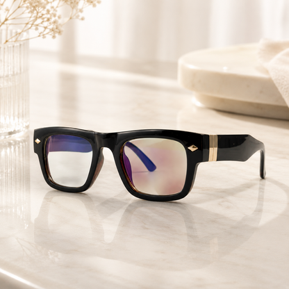 Retro Steampunk Square Photochromic Sunglasses