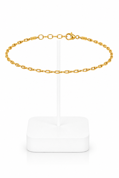 Gold Singapore Chain Anklet