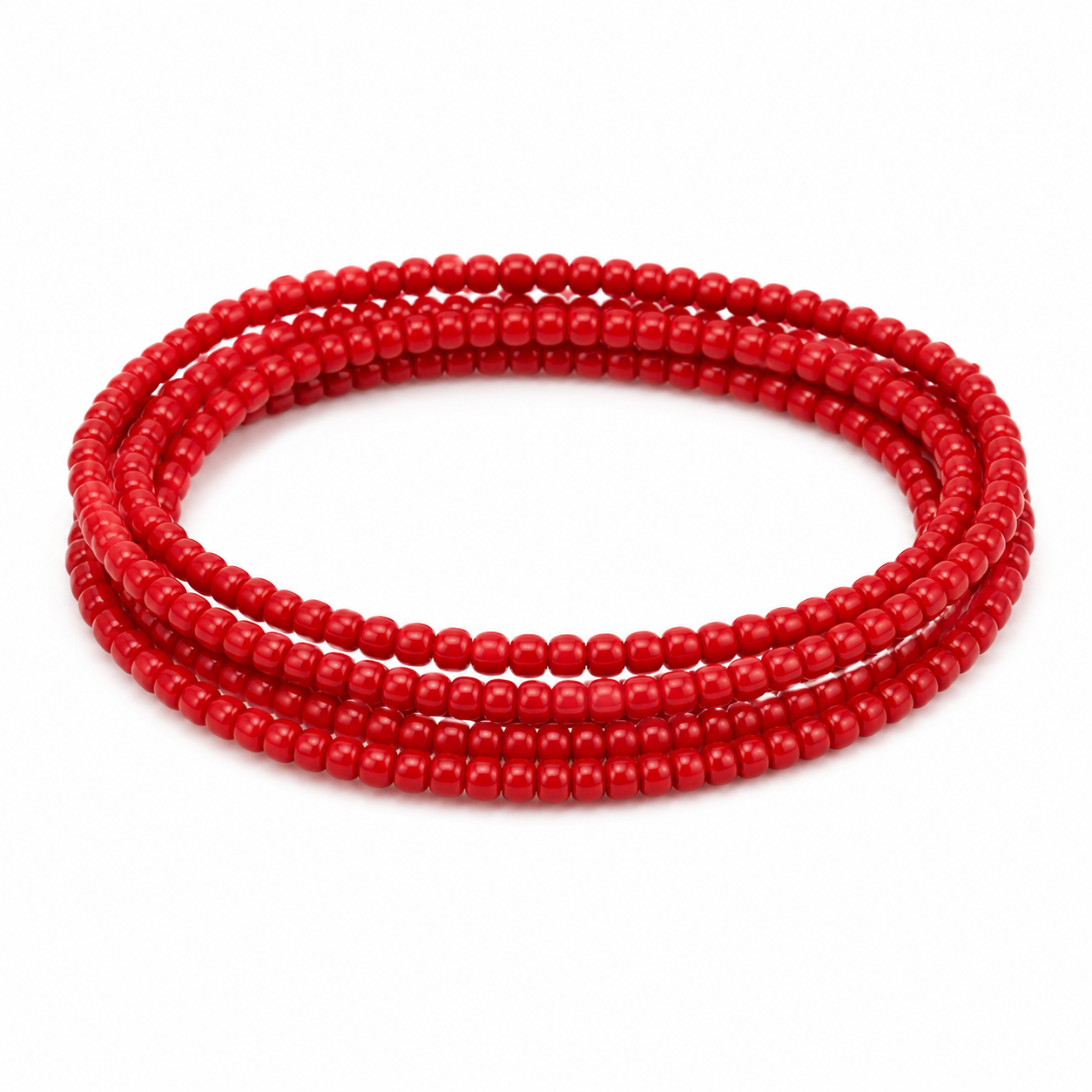 Colorful African Seed Waist Bead Chain – Layered Belly Jewelry for Women
