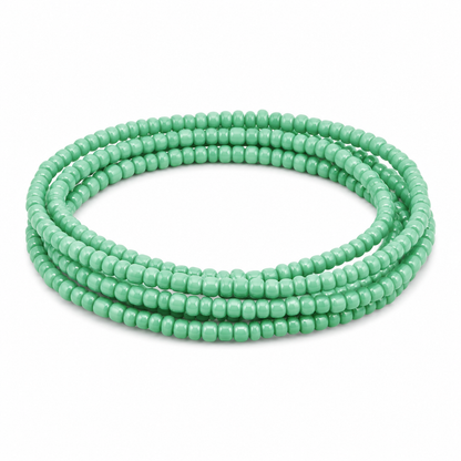 Colorful African Seed Waist Bead Chain – Layered Belly Jewelry for Women