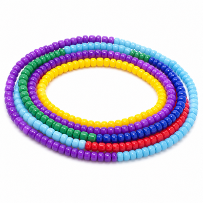 Layered African Seed Waist Bead Chain Set – Multi-Strand Belly Jewelry for Women