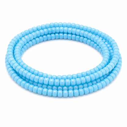 Layered African Seed Waist Bead Chain Set – Multi-Strand Belly Jewelry for Women