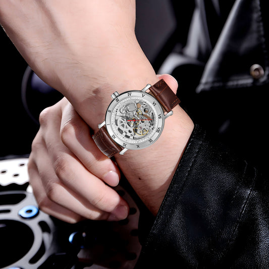FORSINING Skeleton Automatic Watch