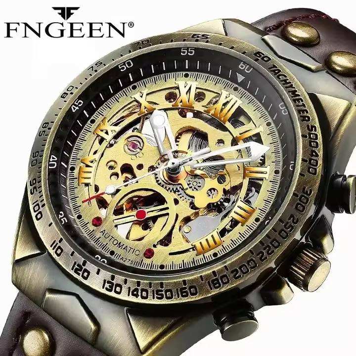 FNGEEN Skeleton Automatic Watch