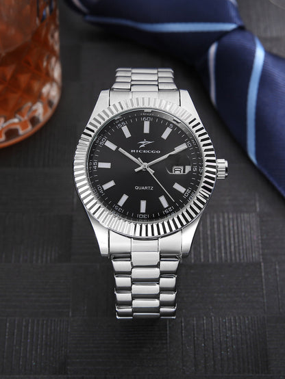 RICECGO Ice Blue Quartz Watch