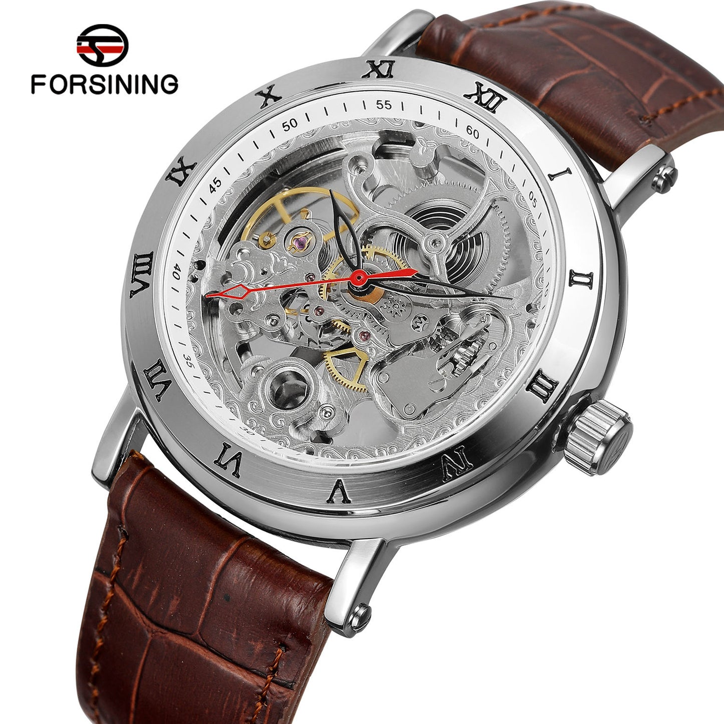 FORSINING Skeleton Automatic Watch