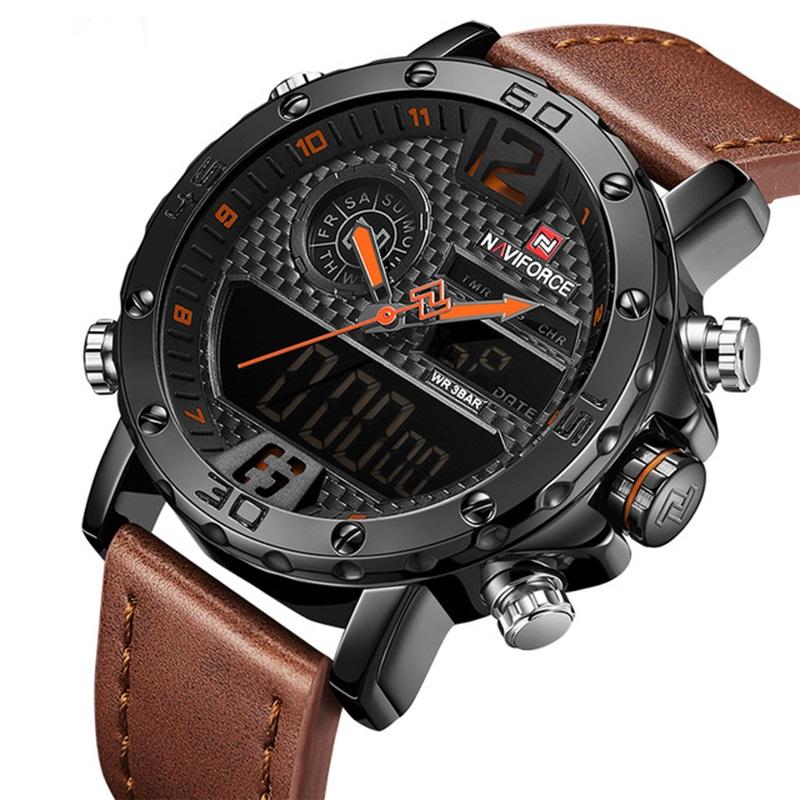 Naviforce Dual Display Sport Watch – Men's Military Tactical Timepiece