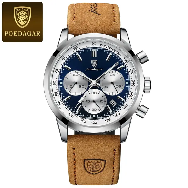 POEDAGAR Chronograph Watch