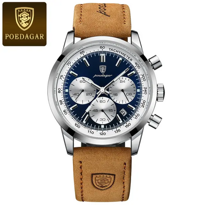 POEDAGAR Chronograph Watch