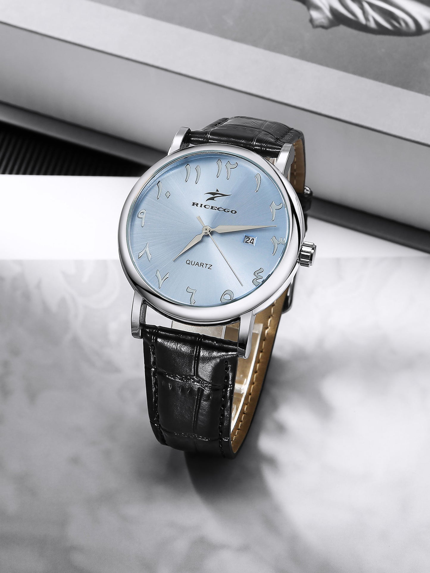 RICECGO Arabic Numeral Quartz Watch