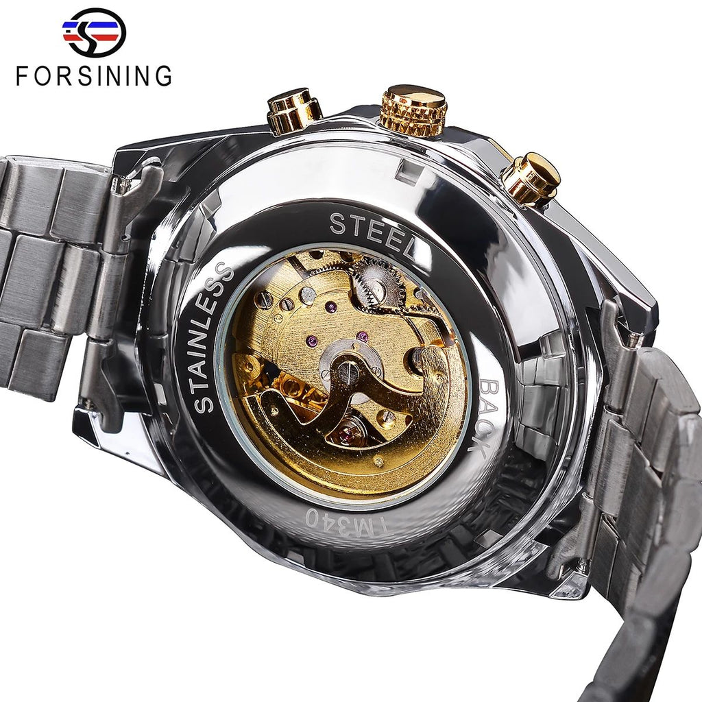 Skeleton Automatic Sport Watch