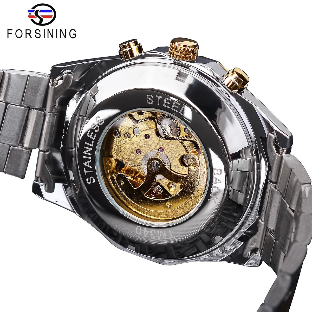 Skeleton Automatic Sport Watch