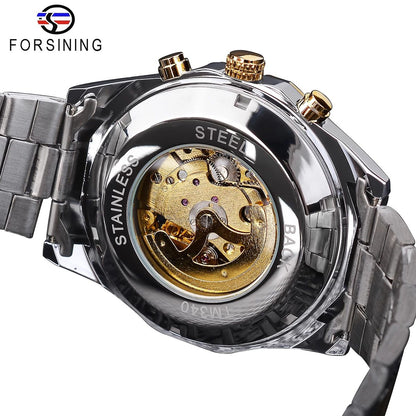 Skeleton Automatic Sport Watch