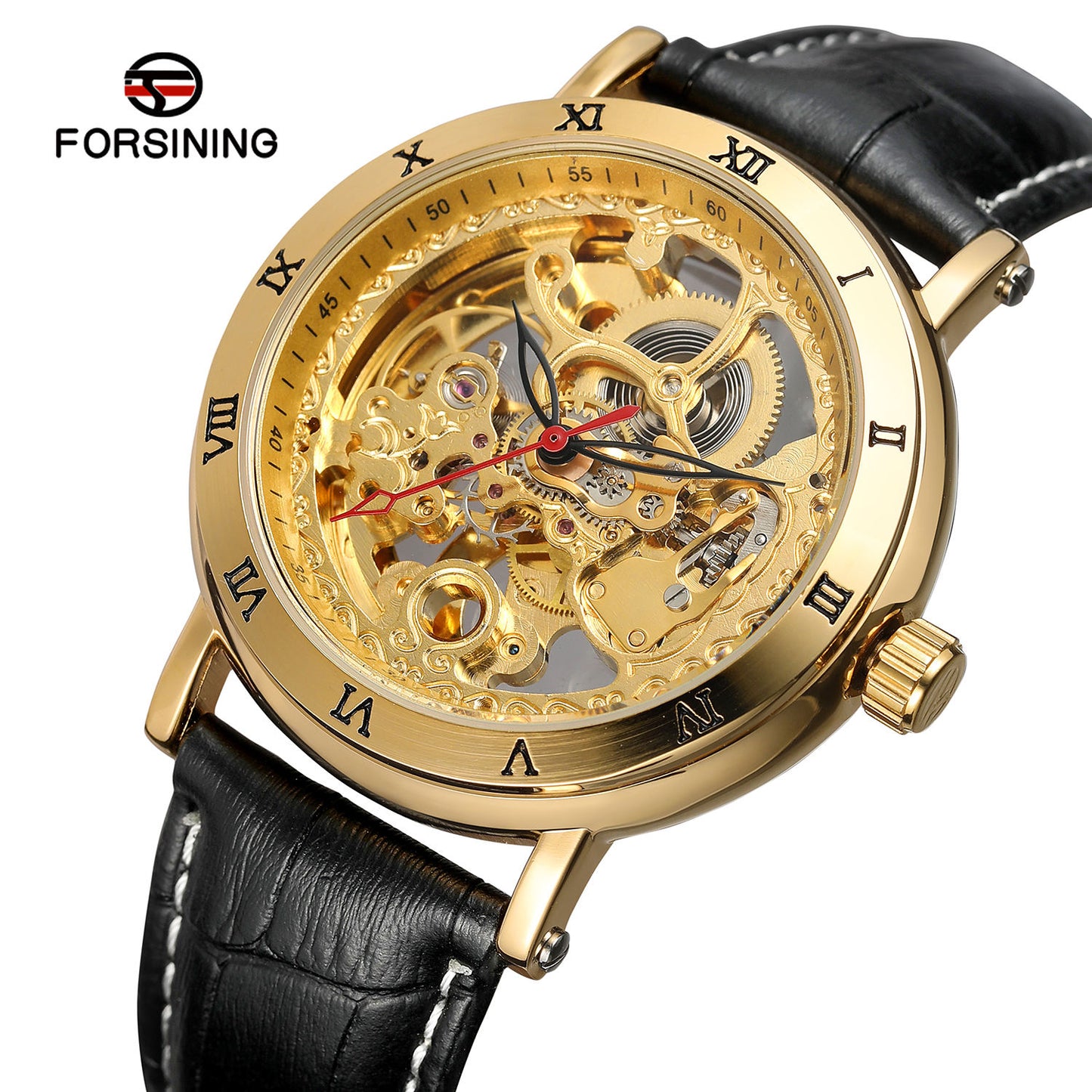 FORSINING Skeleton Automatic Watch