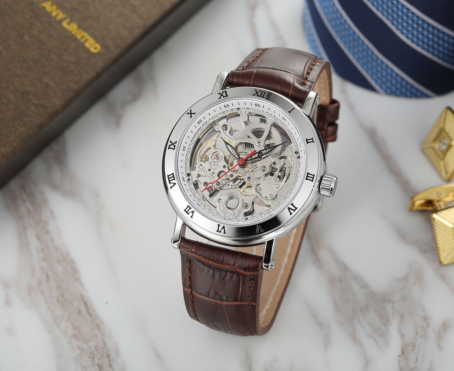 FORSINING Skeleton Automatic Watch