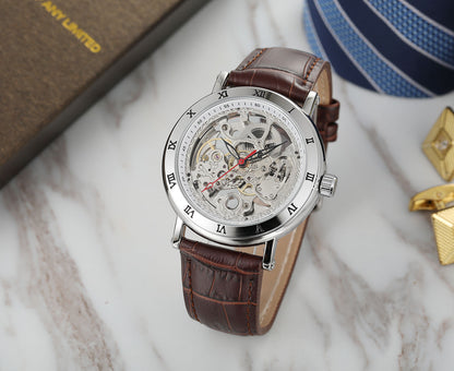FORSINING Skeleton Automatic Watch