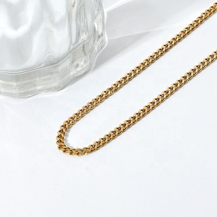 Gold Cuban Link Chain Anklet