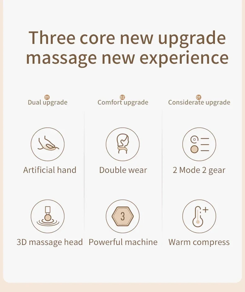 Appareil de massage pour la nuque et le dos Borelis