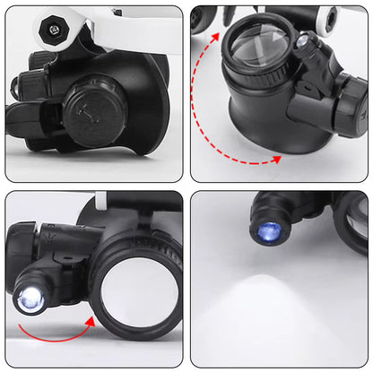 Borelis LED Glasses Magnifier