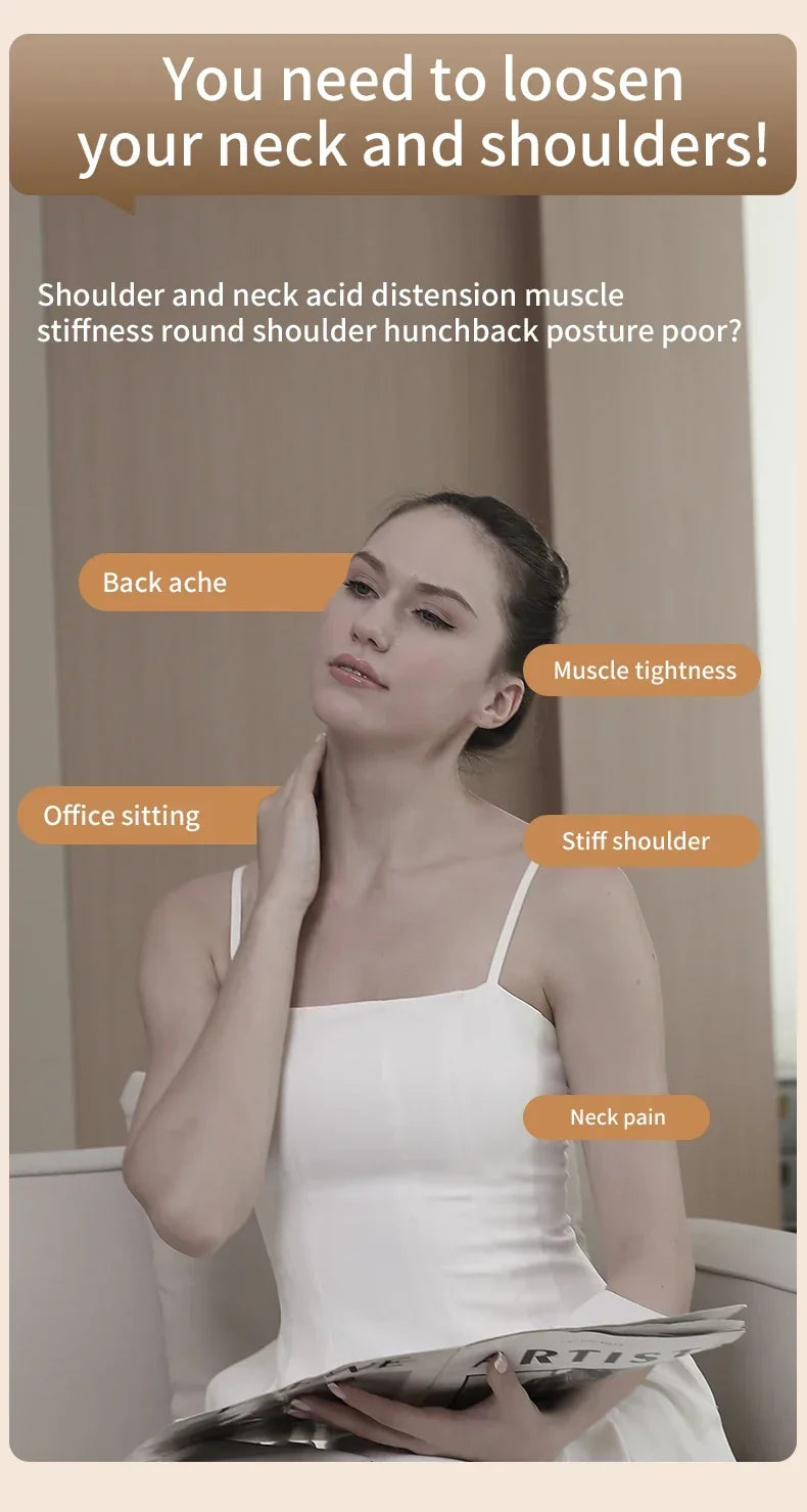 Appareil de massage pour la nuque et le dos Borelis