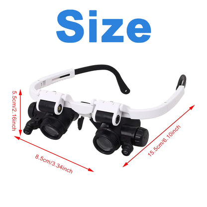 Borelis LED Glasses Magnifier