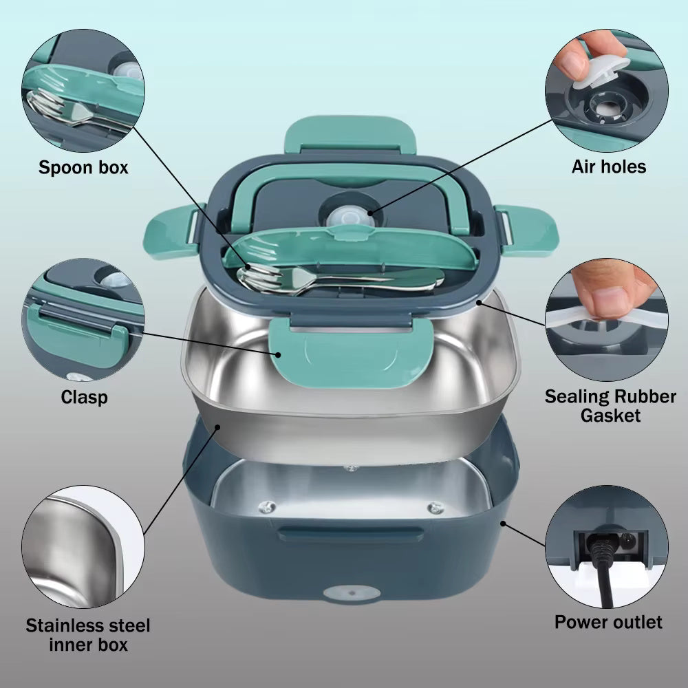 Borelis Boîte à lunch chauffante