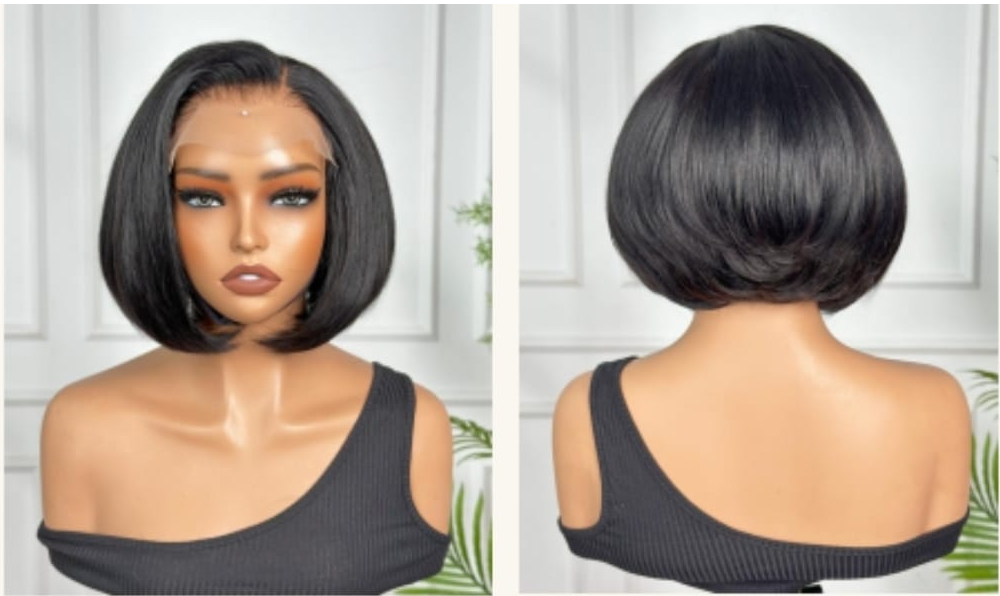 Myluxe Raw Luxe - 5x5 HD Pixie Bob Glueless Wig 6"