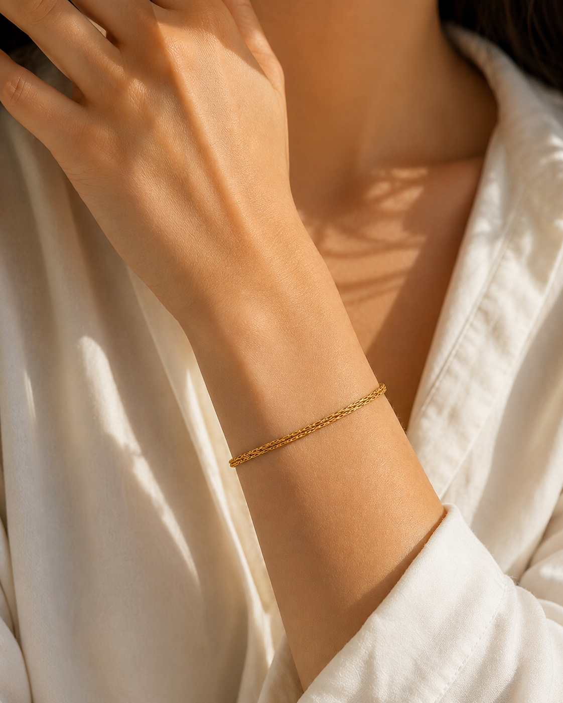 Triple Snake Chain Bracelet