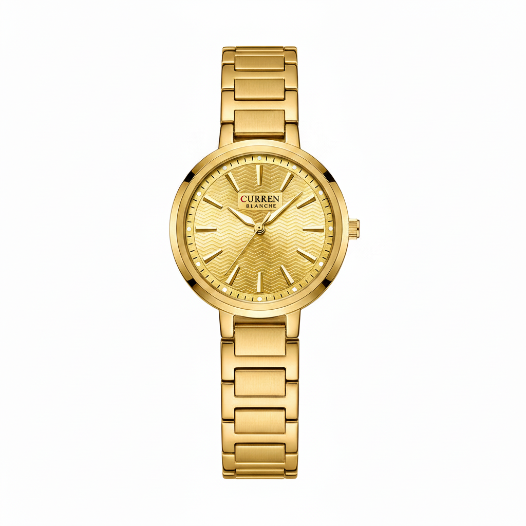 Curren Blanche – Full All Gold Dial