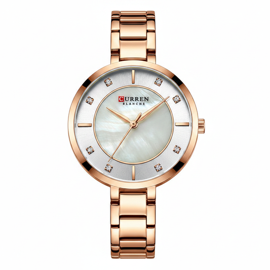 Curren Blanche Rose Gold – White Background